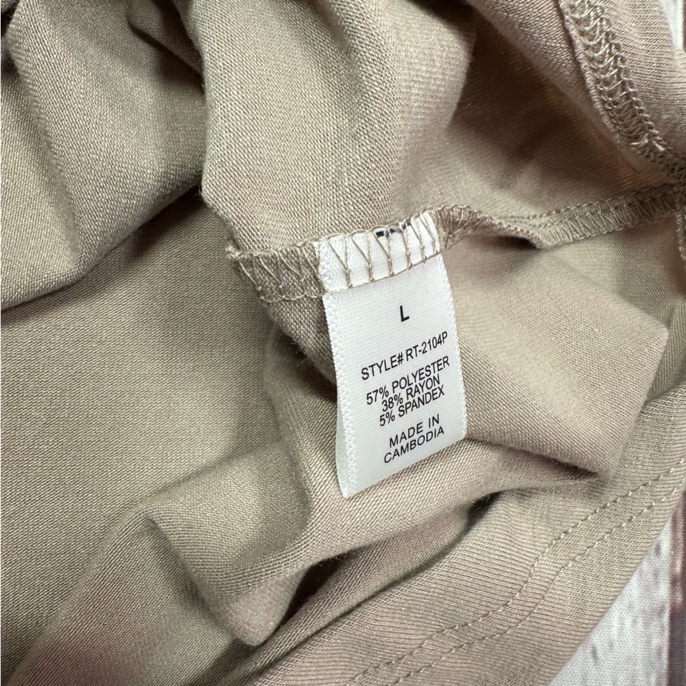 NWT zenana premium boutique Classic mocha V-Neck Womens knit tunic Top layer - Picture 7 of 8